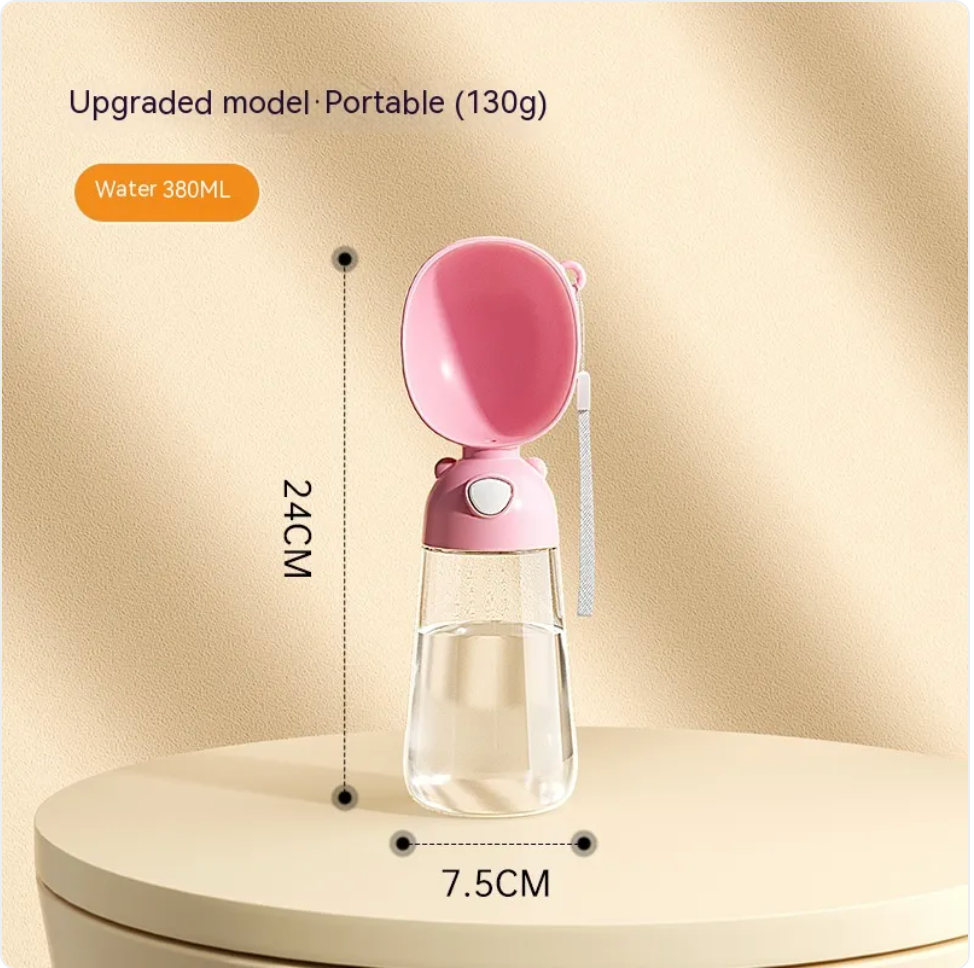 3-in-1 Portable Dog Water Bottle & Feeder