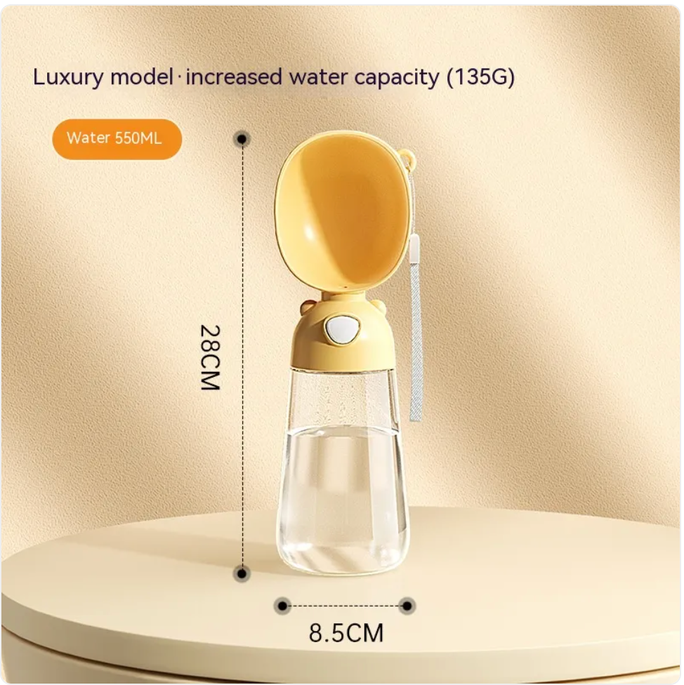 3-in-1 Portable Dog Water Bottle & Feeder