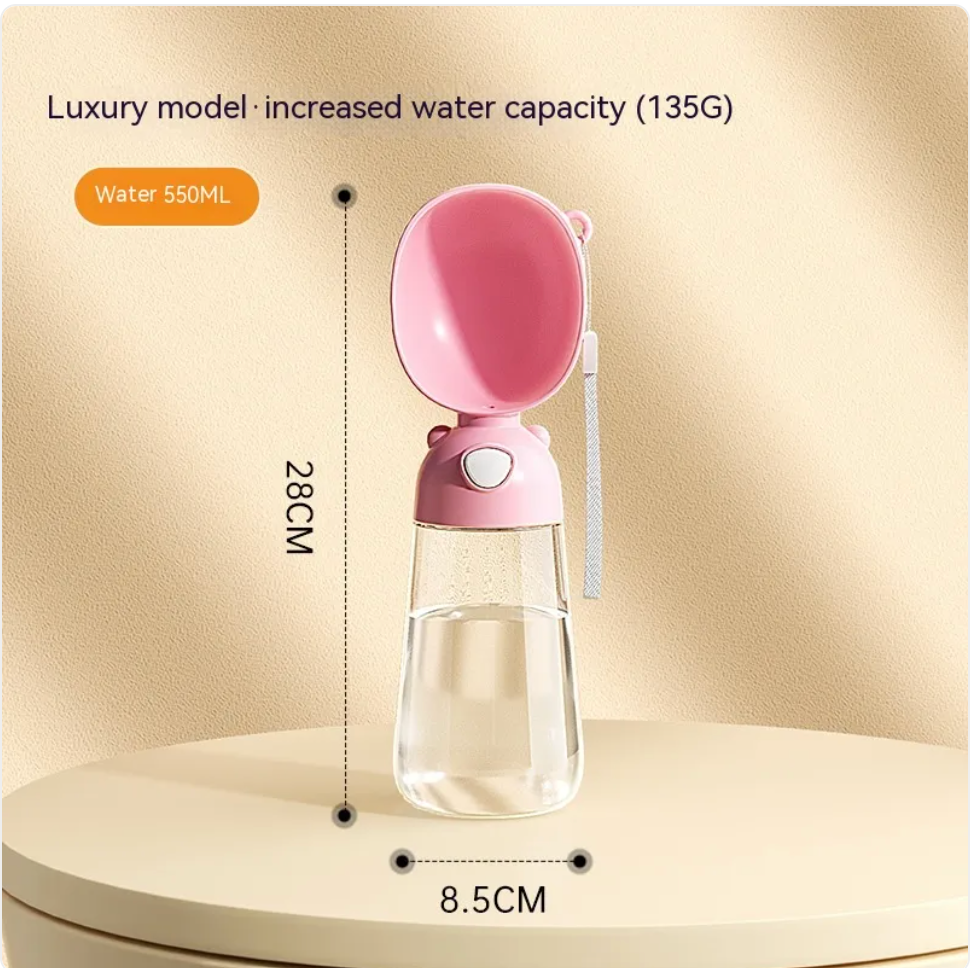 3-in-1 Portable Dog Water Bottle & Feeder