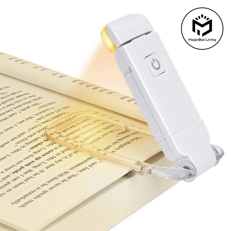 USB Rechargeable Clip-On Book Light